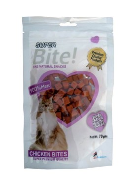 Super Bite Chicken Bites Cat Snacks 70gms